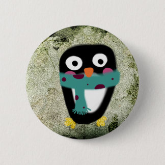 Exploring Antarctica Galápagos penguin bird button