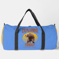 Exploring Family Bear Vintage Vacation Adventure