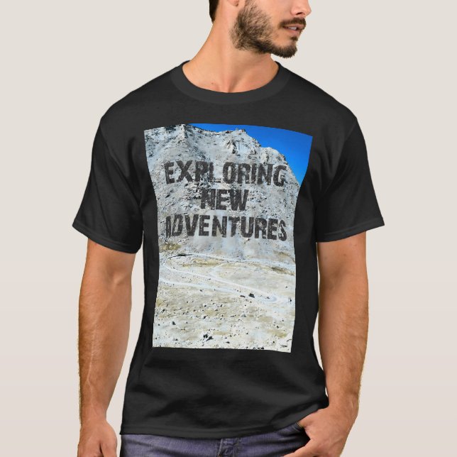 Exploring New Adventures Active T-Shirt (Front)