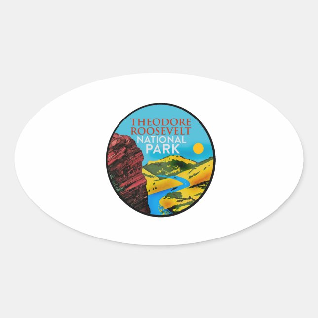 EXPLORING NEW WILDS OVAL STICKER (Front)