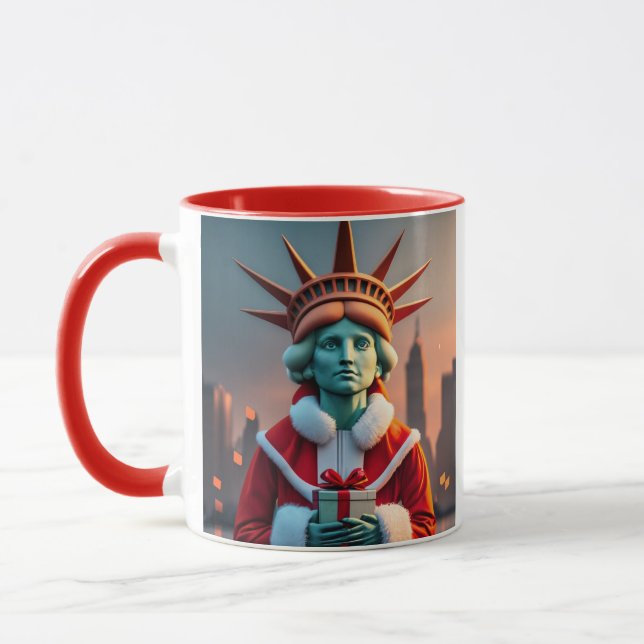 Exploring NYC's Statue of Liberty Mug (Left)