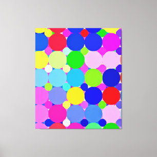 Exploring Our Stylish Colourful Patterns Art Canvas Print