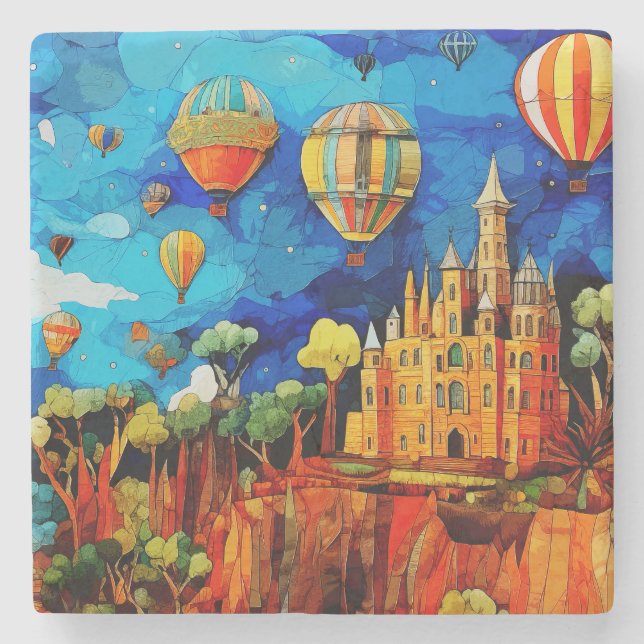 Exploring the Beauty of Australia #18 Stone Coaster (Front)