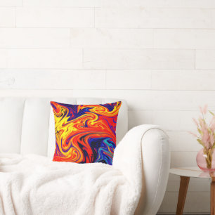 Exploring The Colourful Abstract Pattern Cushion
