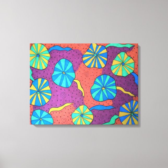 Exploring the Depths Colourful Abstract Art Prints (Front)