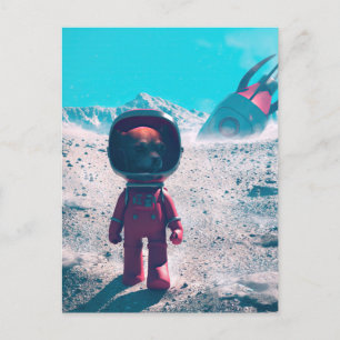 Exploring the Desolate Planet Postcard