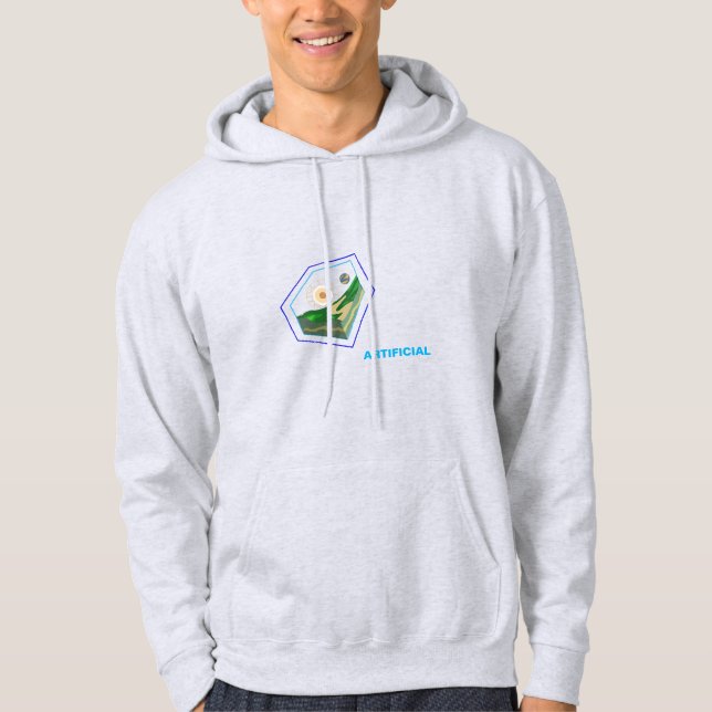 Exploring the Intersection of Artificial  Hoodie (Front)