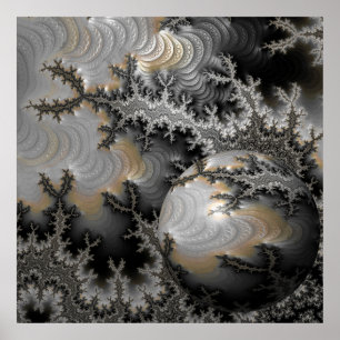 Exploring the Mandelbrot Realm Poster