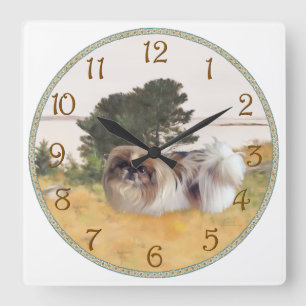 Exploring the Shore Square Wall Clock