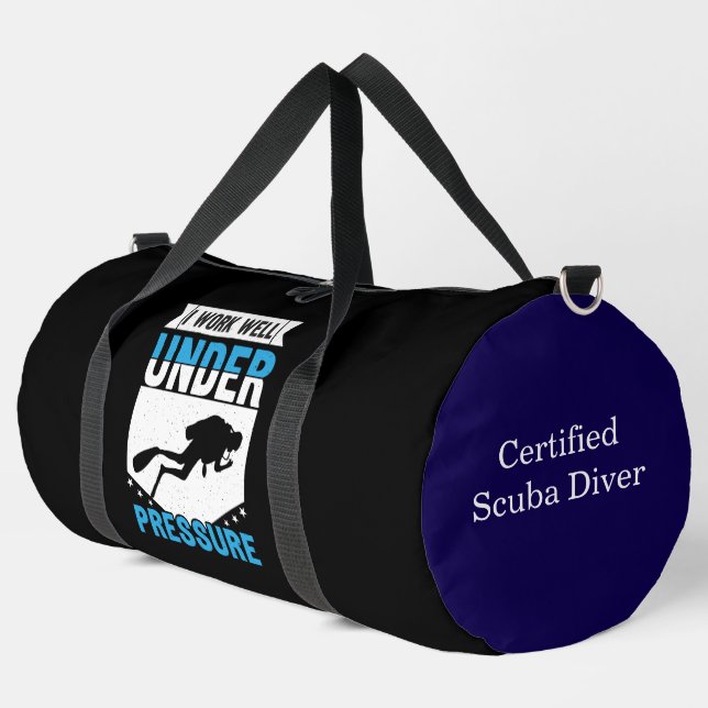 Exploring the Vibrant Depths of the Ocean World Duffle Bag (Left Corner)