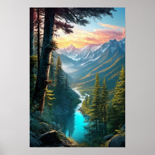 Exploring the Wild Green Valley Poster
