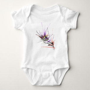Explosion Colourful Abstract Tribal Tattoo Art Baby Bodysuit
