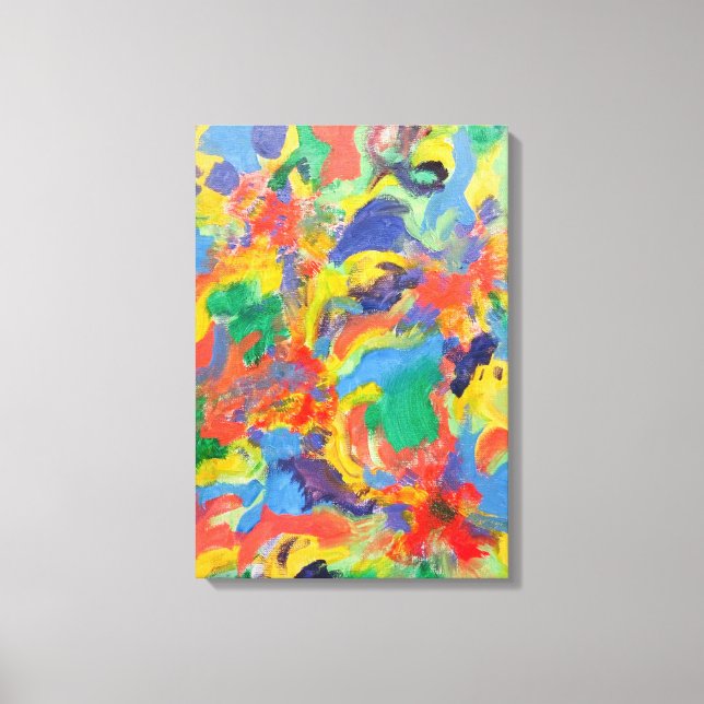 Explosion of Colors Canvas Print (Front)