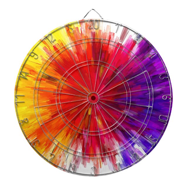 Explosion of Colour Dartboard (Front)