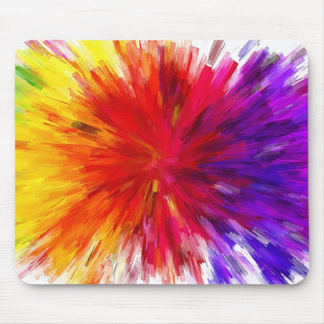 Explosion of Colour Mouse Mat (Front)
