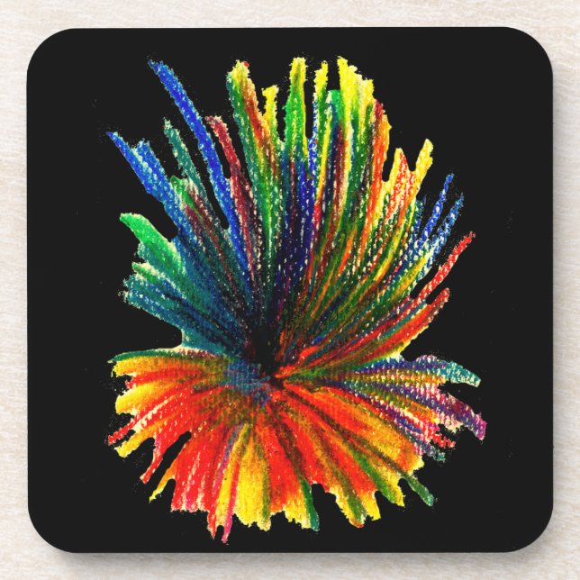Explosion of colours Coaster (Front)
