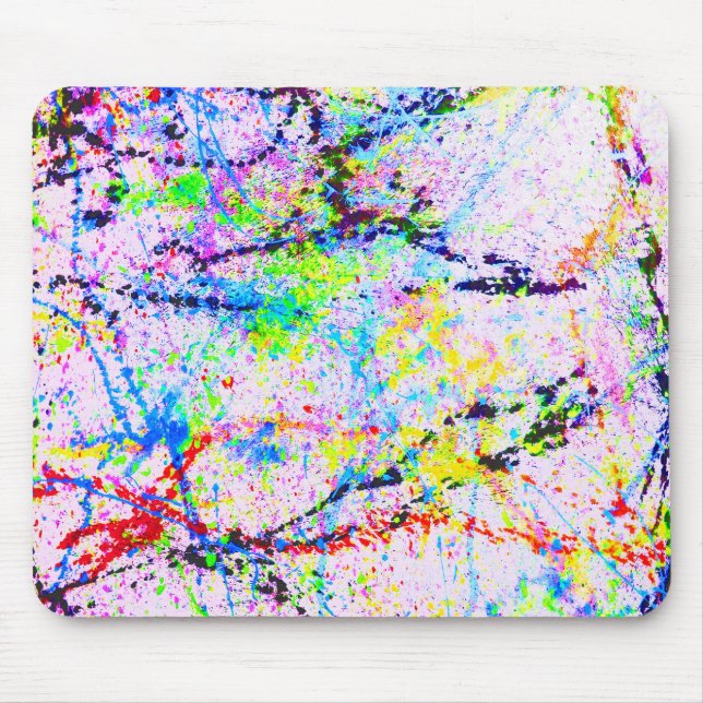 Explosion of colours mouse mat (Front)