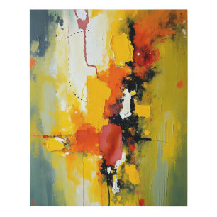 Explosion of Light Faux Canvas Print