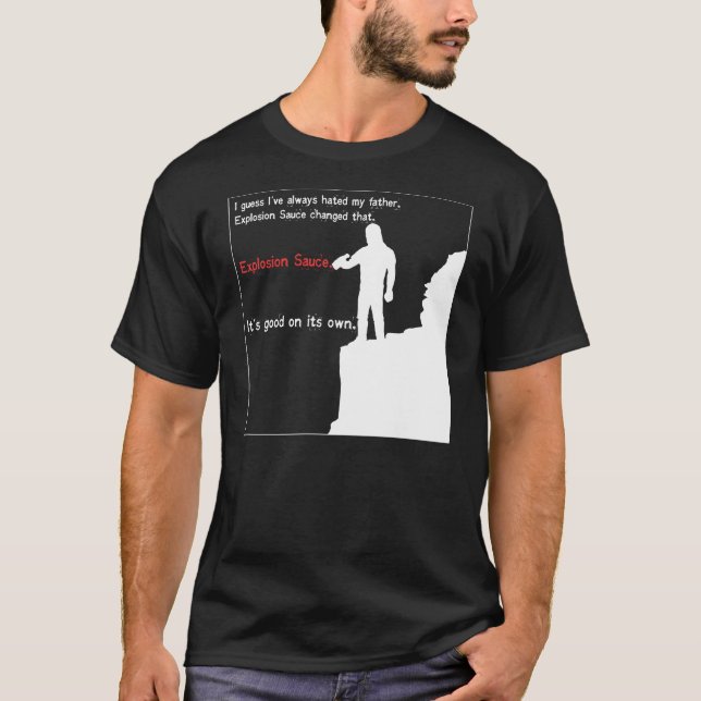 Explosion Sauce Dark Shirt (Front)