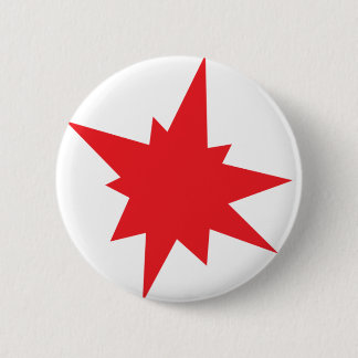 Explosion symbol 6 cm round badge