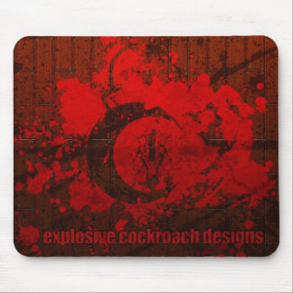 Explosive Cockroach Designs Mousepad