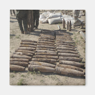 Explosive devices are identified and inventorie magnet