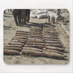 Explosive devices are identified and inventorie mouse mat