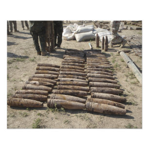 Explosive devices are identified and inventorie photo print