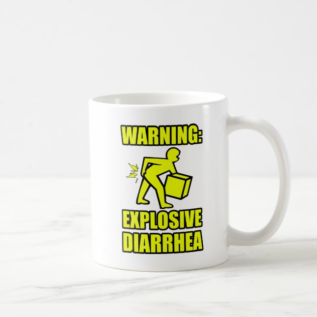 Explosive Diarrhoea Coffee Mug (Right)