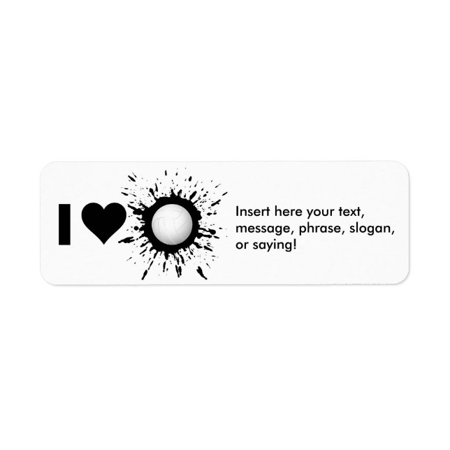 Explosive I Love Volleyball 1 (Front)