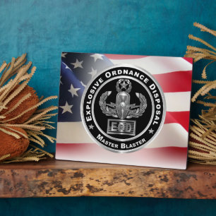 Explosive Ordnance Disposal (EOD) Plaque