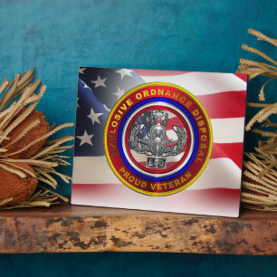 Explosive Ordnance Disposal (EOD)  Plaque