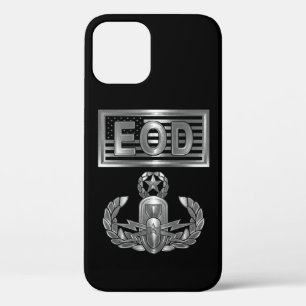 Explosive Ordnance Disposal (EOD)  & USA Flag  iPhone 12 Case