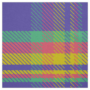 Explosive Plaid CIT Fabric