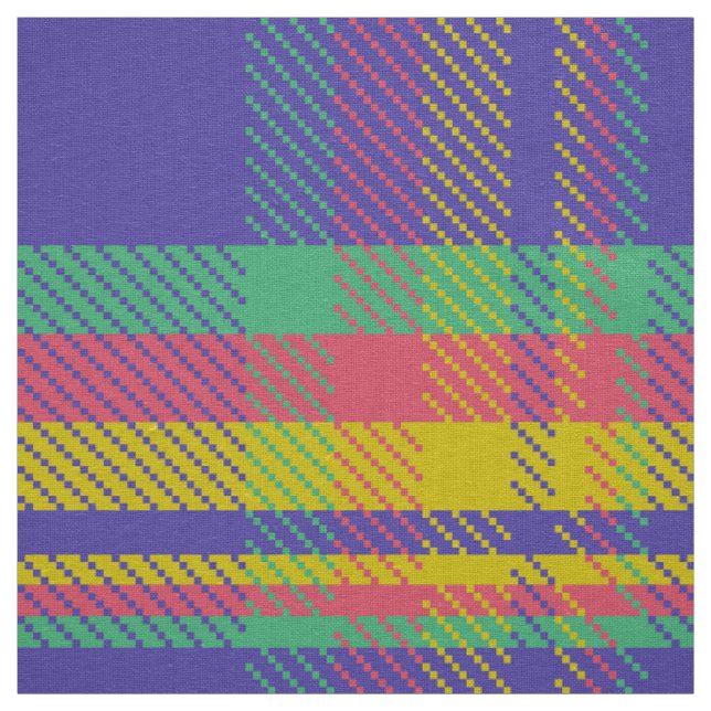 Explosive Plaid CIT Fabric (Swatch)