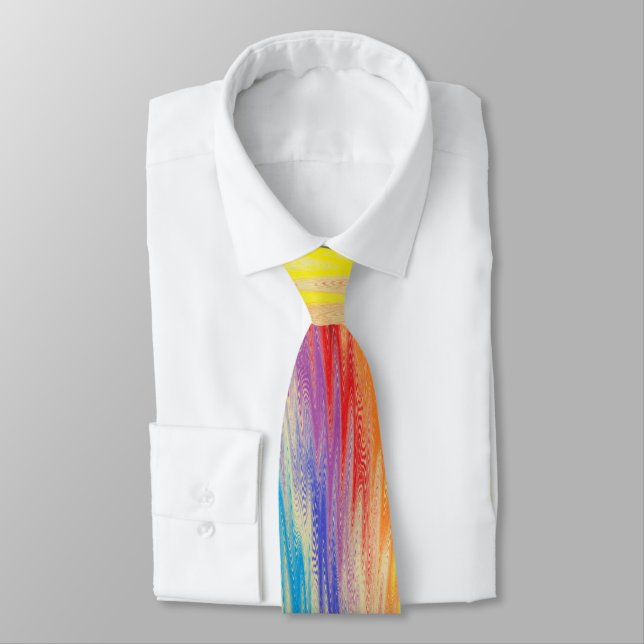 Explosive Rainbow Tie (Tied)