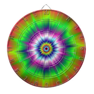 Explosive Tie-Dye Dartboard