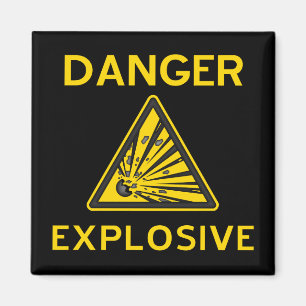 Explosive Warning Magnet