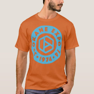 Expo 74 Spokane Worlds Fair Circle Blue T-Shirt