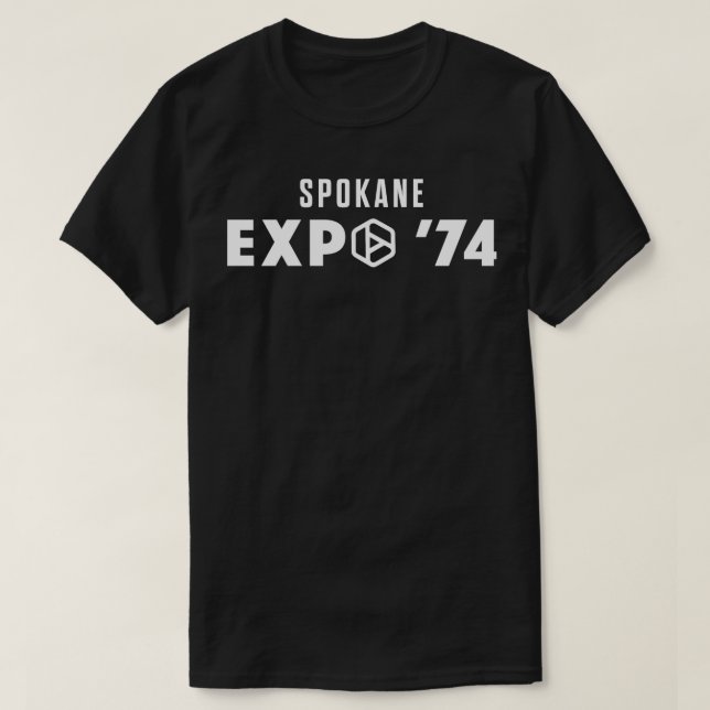 Expo 74 Spokane Worlds Fair O Icon White T-Shirt (Design Front)