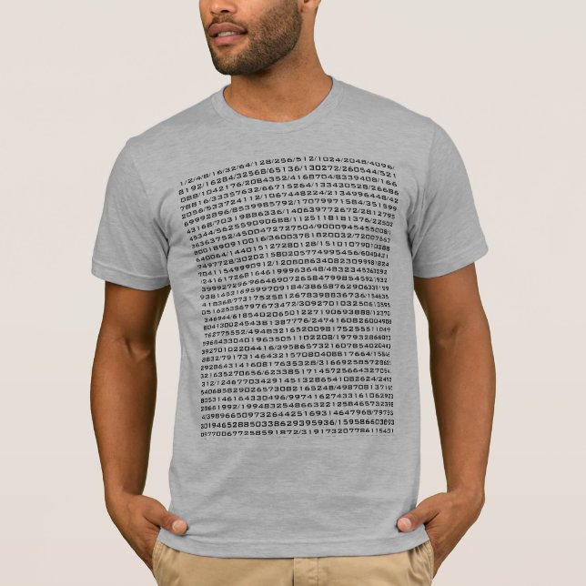 Exponential Numbers T-Shirt (Front)