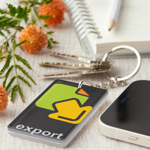 Export Icon Key Ring