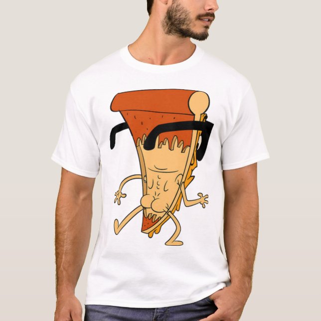 Exposed Pizza Slice  T-Shirt (Front)