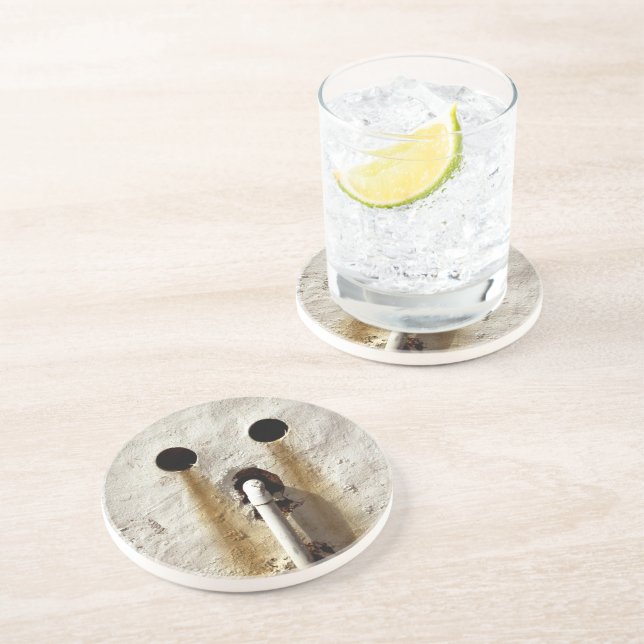 Exposed Water Pipe Anthropomorphic Art Coaster (Side)