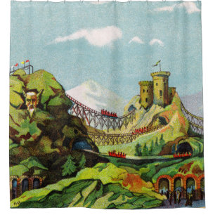 Exposition de Charleroi Shower Curtain