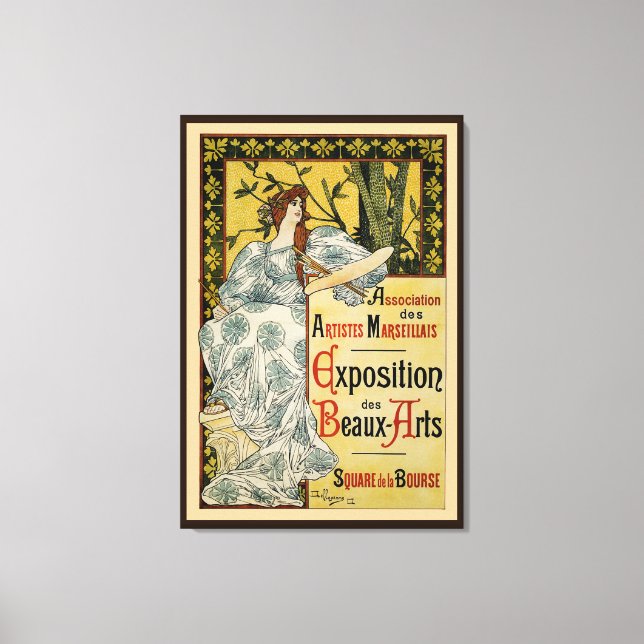 Exposition des Beaux-Arts Canvas Print (Front)