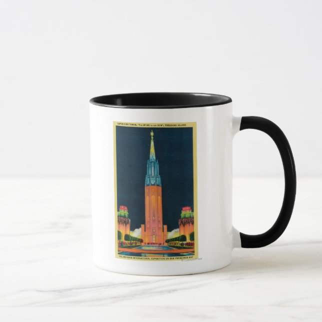 Exposition Tower, The Spire to the Sun Mug (Right)