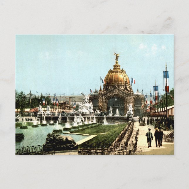 Exposition Universal 1889 Paris France Postcard (Front)