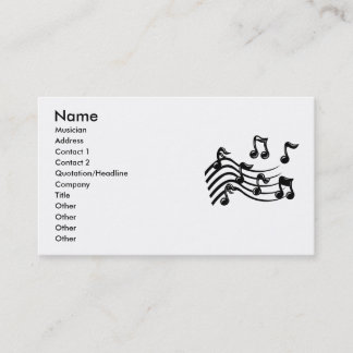 EXPRESS BUSINESS CARDS FOR BAND & MUSICIANS, MUSIC