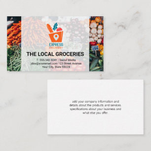 Express Delivery   Carrier Logo Business Card